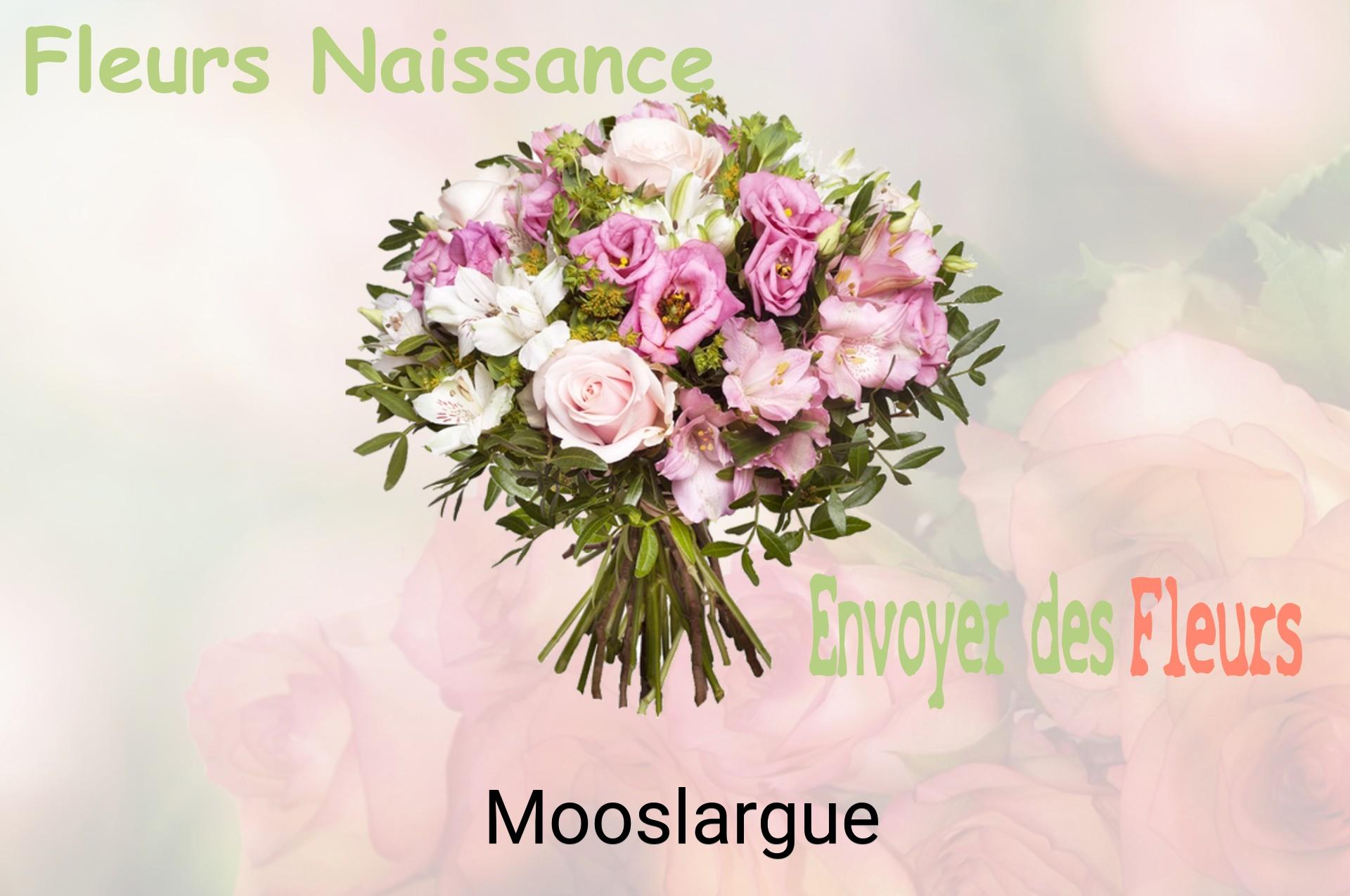 Bouquet de fleurs de naissance livré à Mooslargue